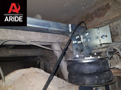 Рис. 22 Наши проекты: Пневмоподвеска на ﻿Iveco Daily 70C для грузоподъемности - Этапы установки