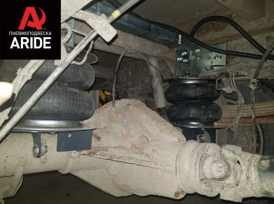 Рис. 29 Наши проекты: Пневмоподвеска на ﻿Iveco Daily 70C для грузоподъемности - Этапы установки