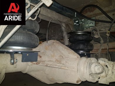 Рис. 31 Наши проекты: Пневмоподвеска на ﻿Iveco Daily 70C для грузоподъемности - Этапы установки