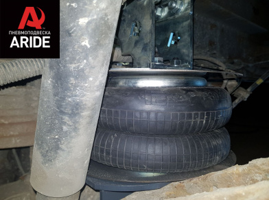 Рис. 5 Наши проекты: Пневмоподвеска на ﻿Iveco Daily 70C для грузоподъемности - Этапы установки