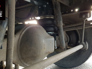 Рис. 24 Наши проекты: Пневмоподвеска на ﻿MAN TGL_8_180 - Этапы установки