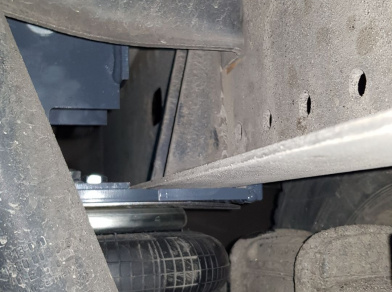 Рис. 13 Наши проекты: Пневмоподвеска на ﻿MAN TGL_8_180 - Этапы установки