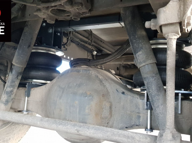 Рис. 2 Наши проекты: Пневмоподвеска на ﻿MAN TGL_8_180 - Этапы установки