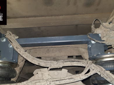 Рис. 6 Наши проекты: Пневмоподвеска на ﻿MAN TGL_8_180 - Этапы установки