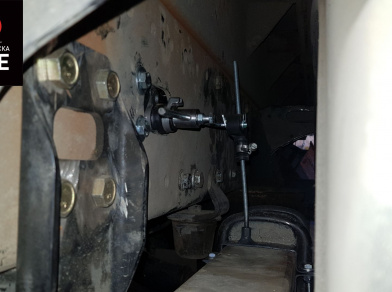 Рис. 5 Наши проекты: Пневмоподвеска на ﻿MAN TGL - Этапы установки