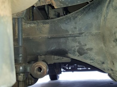 Рис. 10 Наши проекты: Пневмоподвеска на ﻿MAN TGL - Этапы установки