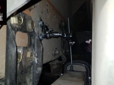 Рис. 5 Наши проекты: Пневмоподвеска на ﻿MAN TGL - Этапы установки