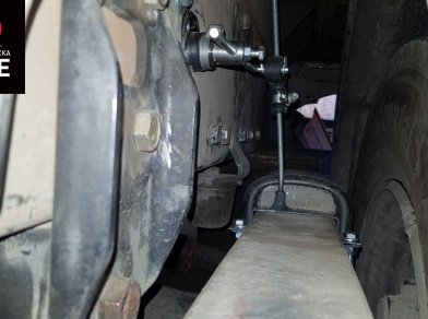 Рис. 6 Наши проекты: Пневмоподвеска на ﻿MAN TGL - Этапы установки