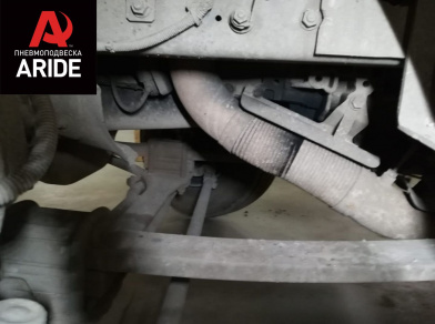 Рис. 3 Наши проекты: Пневмоподвеска на ﻿Volvo FL240 - Этапы установки