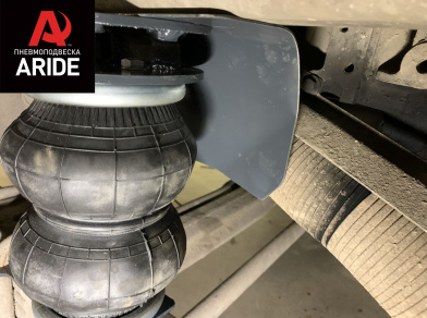 Рис. 5 Наши проекты: Пневмоподвеска на ﻿Volvo FL240 - Этапы установки