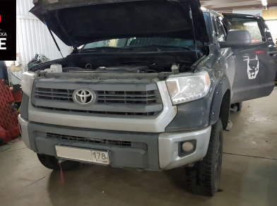 Рис. 1 Наши проекты: Пневмоподвеска на ﻿Toyota Tundra - Этапы установки