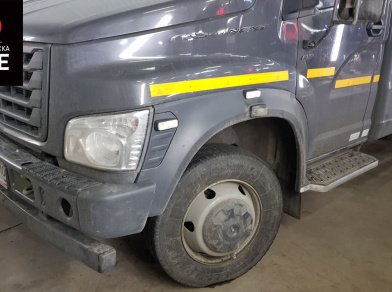 Рис. 1 Наши проекты: Пневмоподвеска на ﻿﻿ГАЗ (GAZ) Газон NEXT для грузоподъемности - Этапы установки