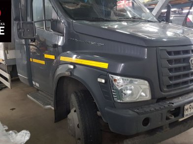 Рис. 7 Наши проекты: Пневмоподвеска на ﻿﻿ГАЗ (GAZ) Газон NEXT для грузоподъемности - Этапы установки