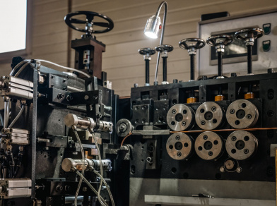 Рис. 9 Участок гибки колец