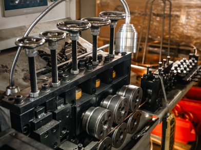 Рис. 10 Участок гибки колец