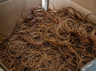 Рис. 2 Участок гибки колец