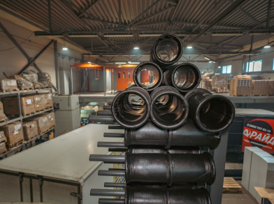 Рис. 7 Линия по производству пневмоподушек 