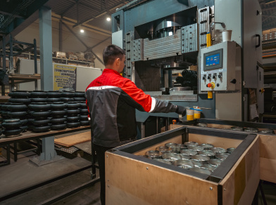 Рис. 20 Линия по производству пневмоподушек 