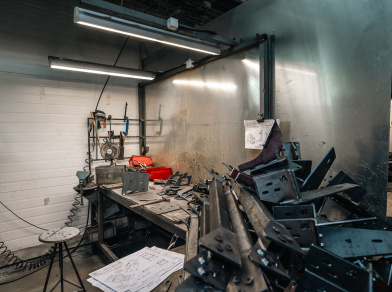 Рис. 17 Сварочный участок 