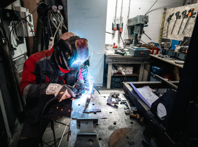 Рис. 13 Сварочный участок 