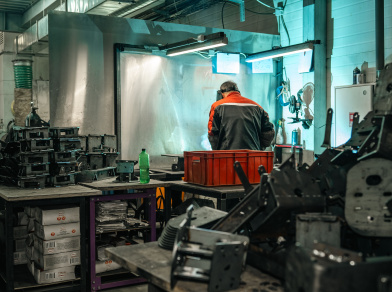 Рис. 2 Сварочный участок 