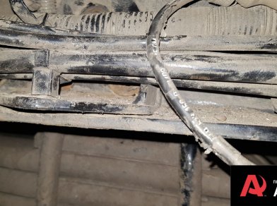 Рис. 10 Наши проекты: Пневмоподвеска на AVIA D120-170 в дополнение к рессорам