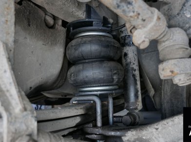 Рис. 2 Наши проекты: Пневмоподвеска на переднюю и заднюю ось Avia D120