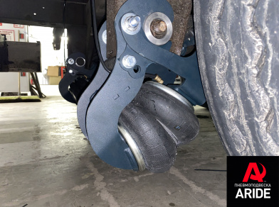 Рис. 7 Наши проекты: Установка механизма подъёма оси на оси BPW