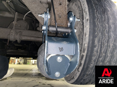 Рис. 6 Наши проекты: Установка механизма подъёма оси на оси BPW