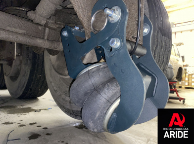 Рис. 4 Наши проекты: Установка механизма подъёма оси на оси BPW