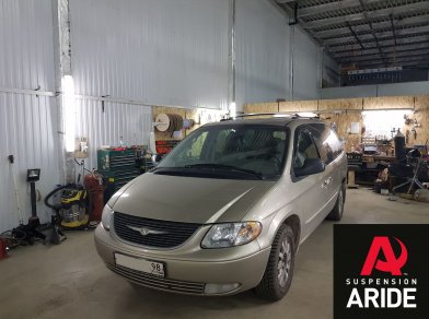 Рис. 1 Наши проекты: Пневмоподвеска на Chrysler Voyager - Этапы установки
