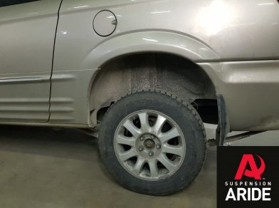 Рис. 11 Наши проекты: Пневмоподвеска на Chrysler Voyager - Этапы установки