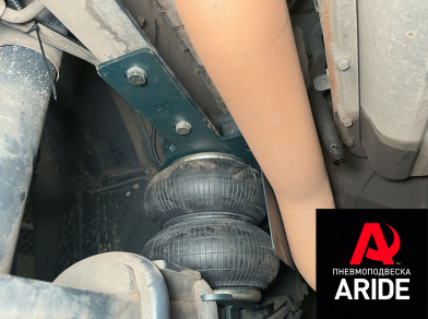 Рис. 10 Наши проекты: Установка пневмоподвески на DAF LF 