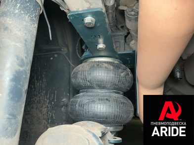 Рис. 7 Наши проекты: Установка пневмоподвески на DAF LF 