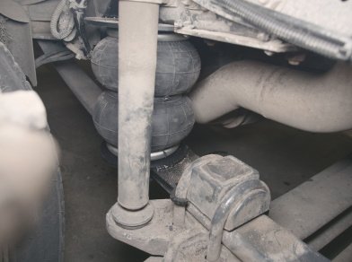 Рис. 9 Наши проекты: Пневмоподвеска Daf 45.220