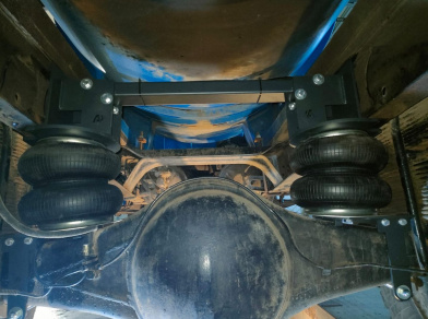 Рис. 4 Наши проекты: Пневмоподвеска на ГАЗ 53 в Набережных Челнах