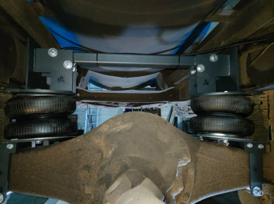 Рис. 2 Наши проекты: Пневмоподвеска на ГАЗ 53 в Набережных Челнах