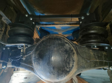 Рис. 5 Наши проекты: Пневмоподвеска на ГАЗ 53 в Набережных Челнах