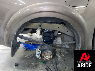 Рис. 3 Наши проекты: Установка пневмоподвески на Great Wall Poer