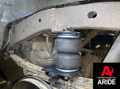 Рис. 4 Наши проекты: Установка пневмоподвески на Great Wall Poer