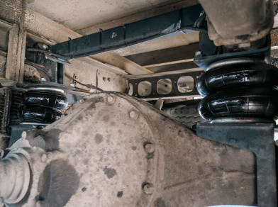 Рис. 3 Наши проекты: Пневмоподвеска на HINO Ranger