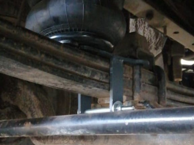 Рис. 13 Наши проекты: Пневмоподвеска на ﻿HINO Ranger - Этапы установки