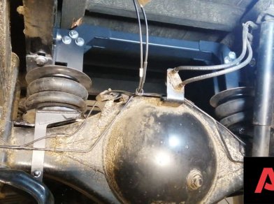 Рис. 17 Наши проекты: Пневмоподвеска на ﻿HINO Ranger - Этапы установки