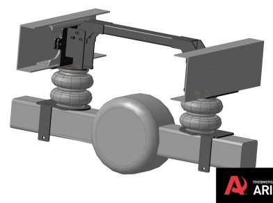 Рис. 9 Наши проекты: Пневмоподвеска на ﻿HINO Ranger - Этапы установки