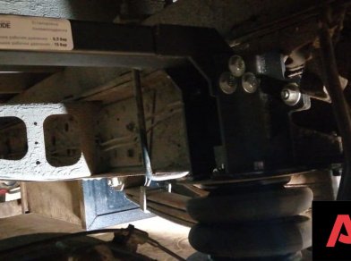 Рис. 12 Наши проекты: Пневмоподвеска на ﻿HINO Ranger - Этапы установки