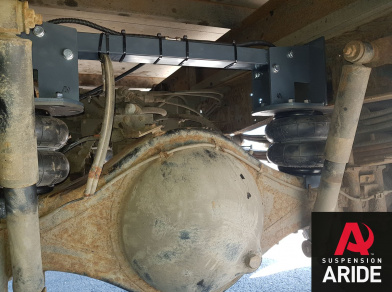 Рис. 8 Наши проекты: Пневмоподвеска на Isuzu NQR 90 - Этапы установки