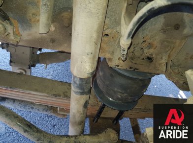 Рис. 3 Наши проекты: Пневмоподвеска на Isuzu NQR 90 - Этапы установки