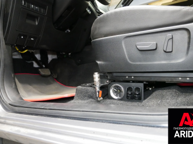 Рис. 7 Наши проекты: Пневмоподвеска на заднюю ось ISUZU D-MAX