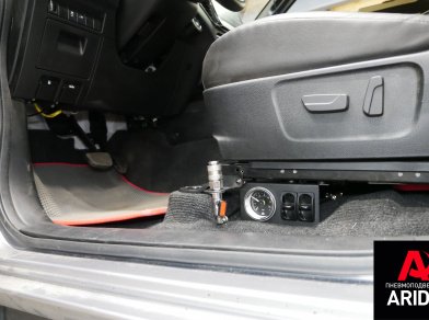 Рис. 7 Наши проекты: Пневмоподвеска на заднюю ось ISUZU D-MAX