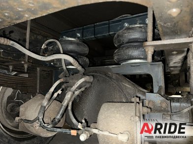 Рис. 5 Наши проекты: Проект установки пневмоподвески на Isuzu Forward